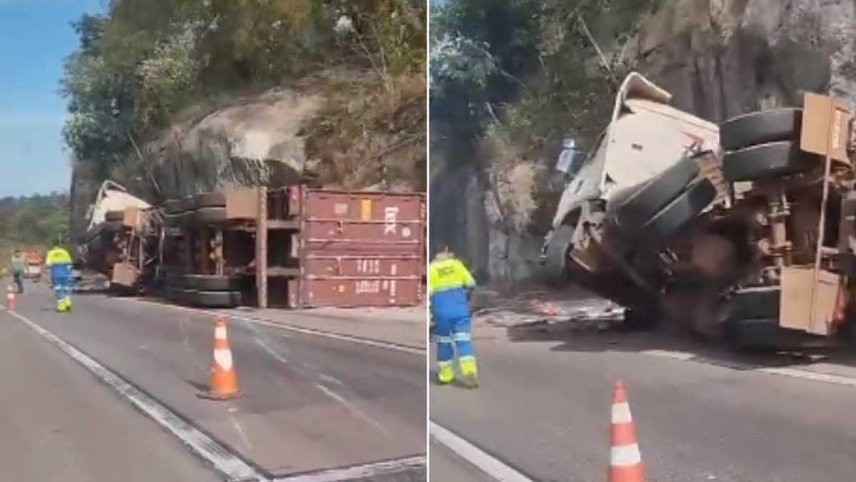 Motorista Morre Ap S Carreta Tombar E Colidir Pared O Na Serra De