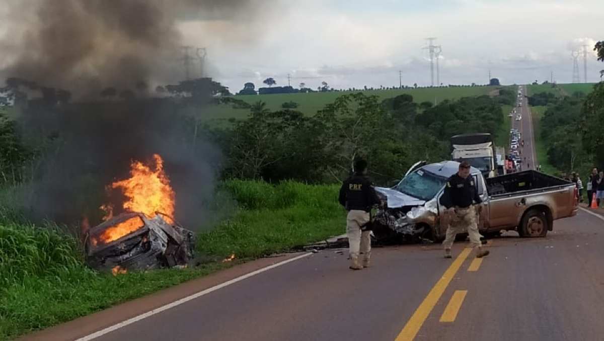 Uma pessoa morre e outra fica gravemente ferida em acidente na BR 163 VGN Notícias em MT com