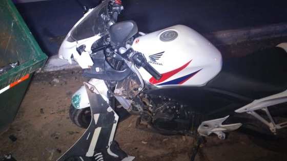 moto atropelamento sorriso