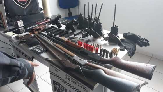 arma apreendida 
