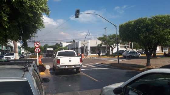 semáforos em Sinop