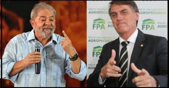 Lula e Bolsonaro