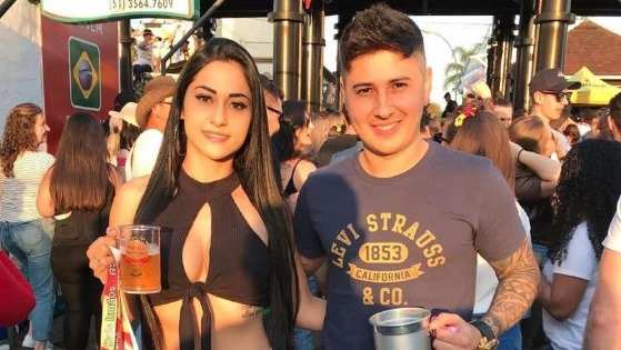 blogueira e namorado