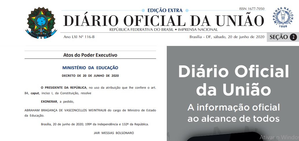 Diário oficial união