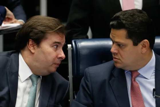 Rodrigo Maia e Alcolumbre