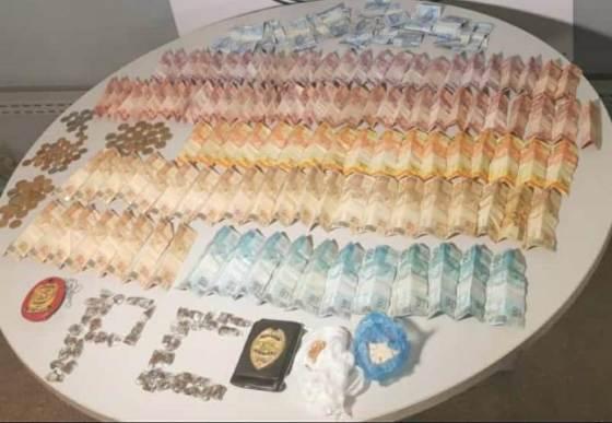 dinheiro e droga pontes e lacerda