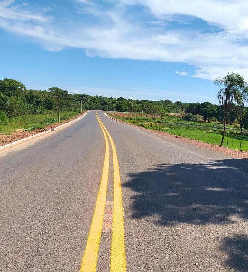 Sinfra finalizou as obras de pavimentação da MT-400/351