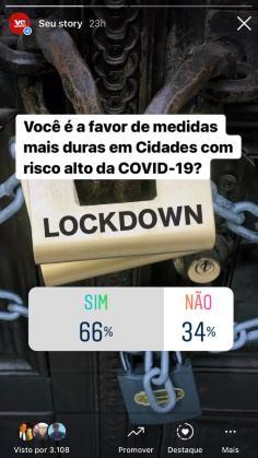 enquete instagram