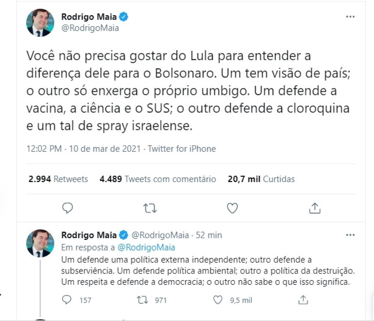 post Rodrigo Maia