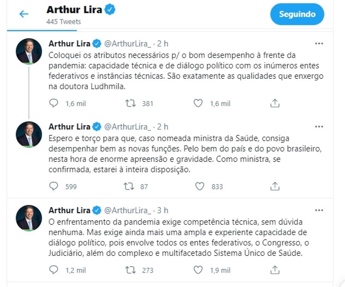 post twitter Lira