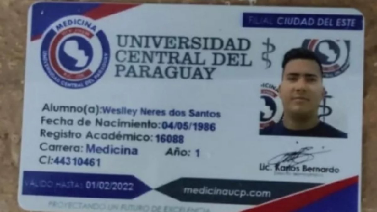 PCC matrícula membro em faculdade