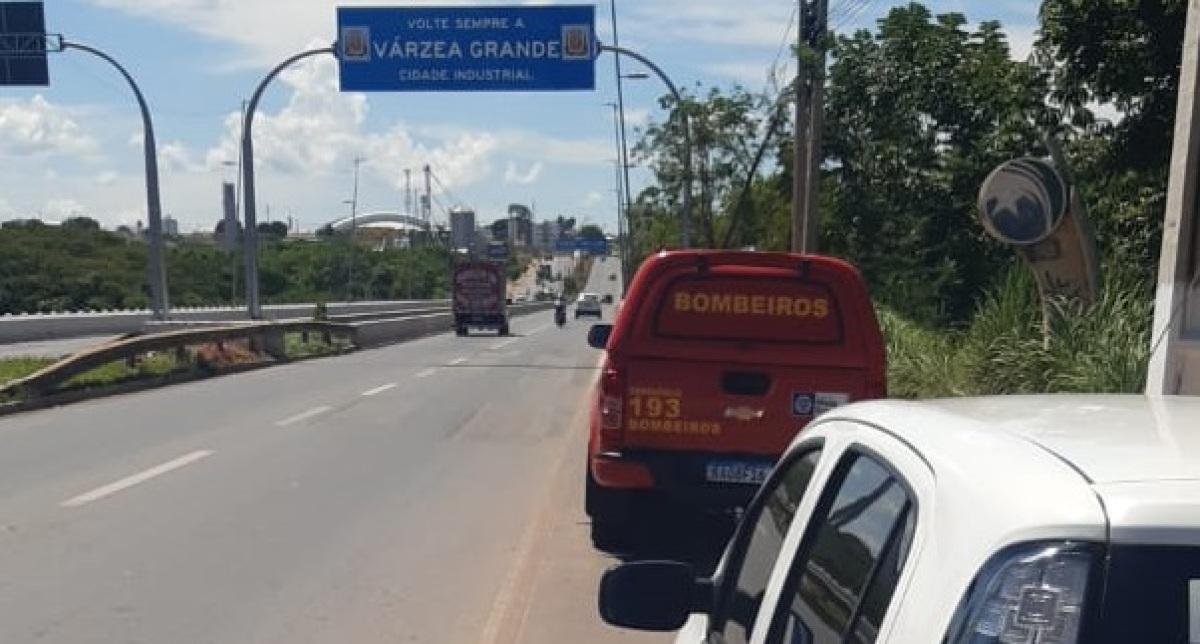 VG Notícias; VGN; suicídio; pulo; ponte; Mário Andreazza; Várzea Grande; Cuiabá; CBM 