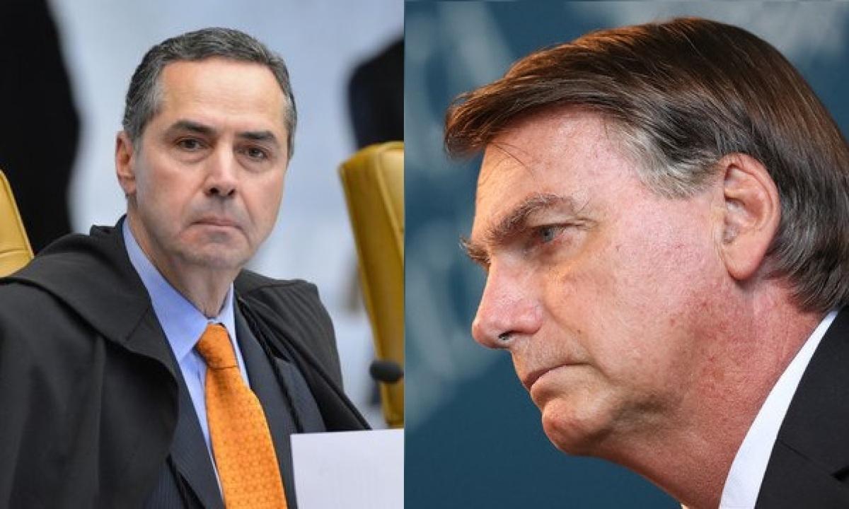 Ministro Barroso e Jair Bolsonaro