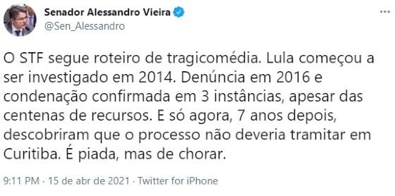 vgnotícias_Alessandro Vieira senador