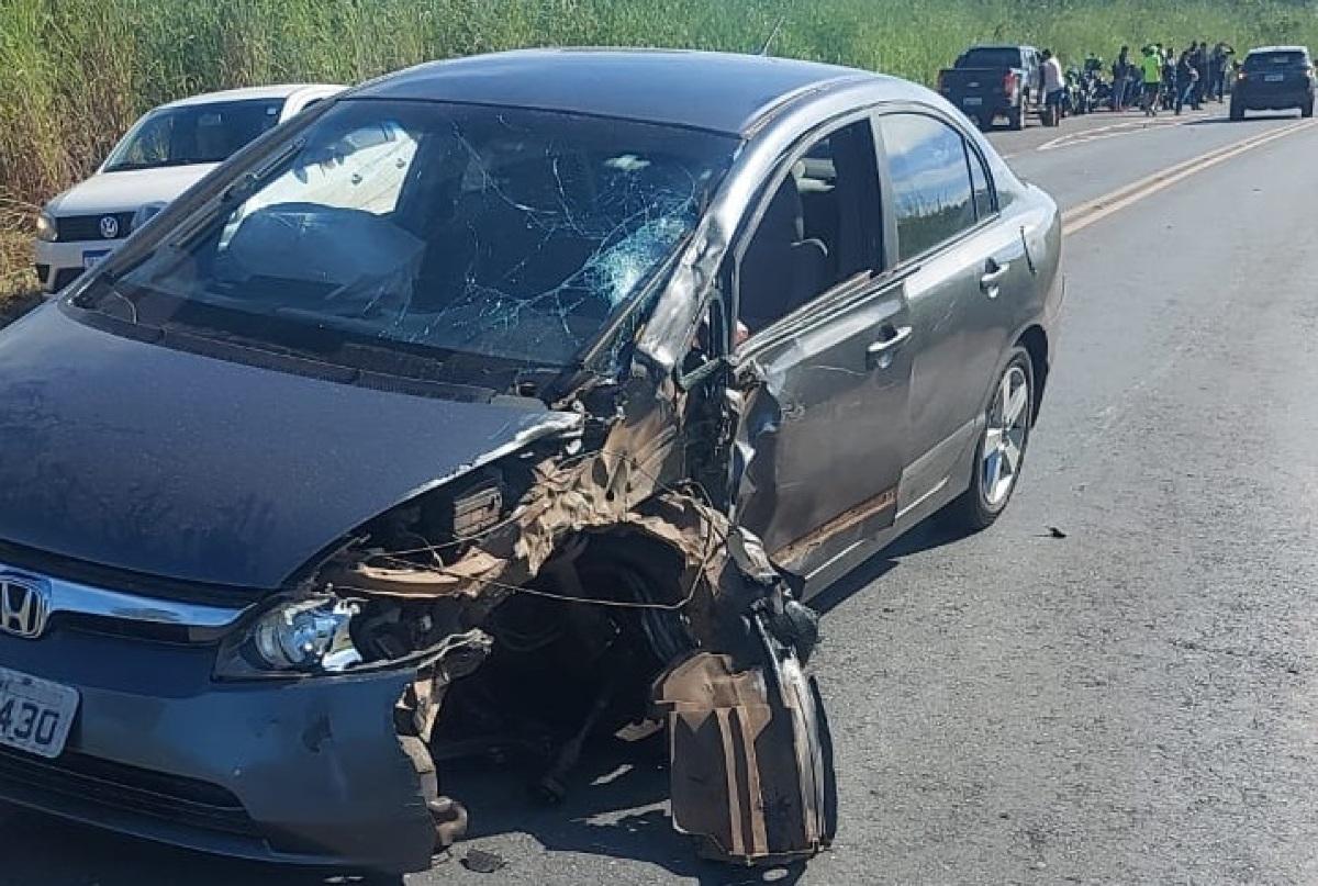 VG Notícias; VGN; acidente; morte; motociclista; Chapada dos Guimarães