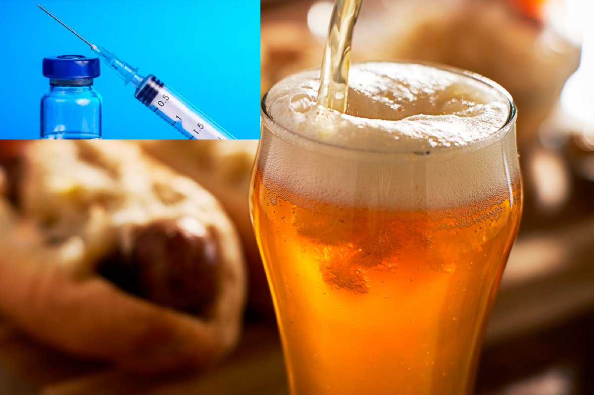 Vacina e cerveja 