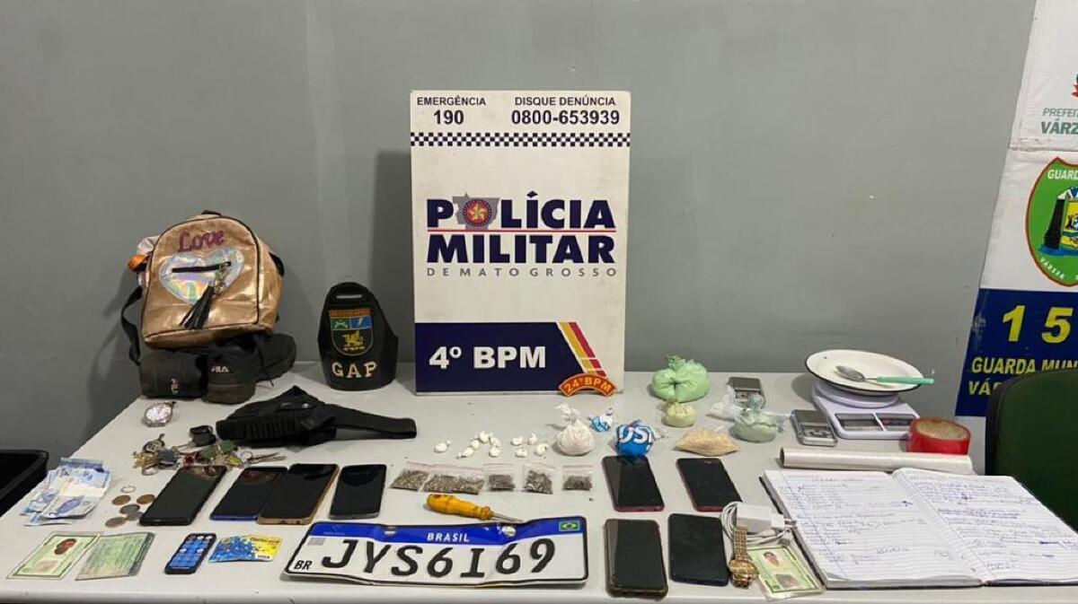 VGN; quadrilha; roubo; cárcere privado; tráfico de drogas; prisão; Cuiabá; Várzea Grande; PMMT