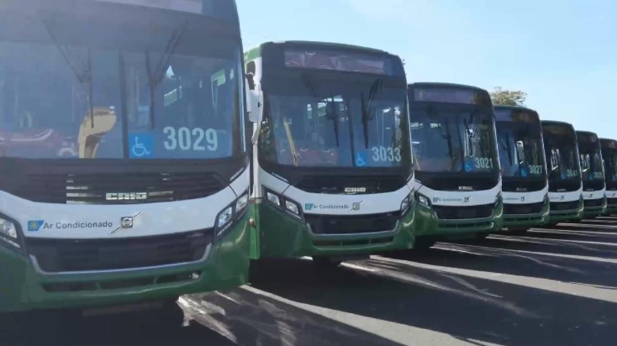 VGN; nova frota; ônibus; Cuiabá; Emanuel Pinheiro