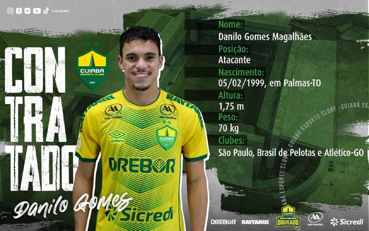 VGN; Danilo Gomes; jogador; emprestado; São Paulo; Cuiabá