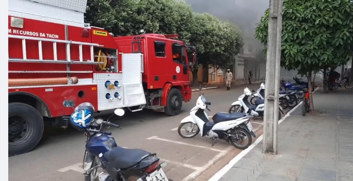 Incêndio em Loja