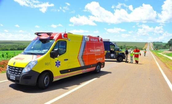 Motociclista morre em acidente envolvendo cinco veículos na BR-364.