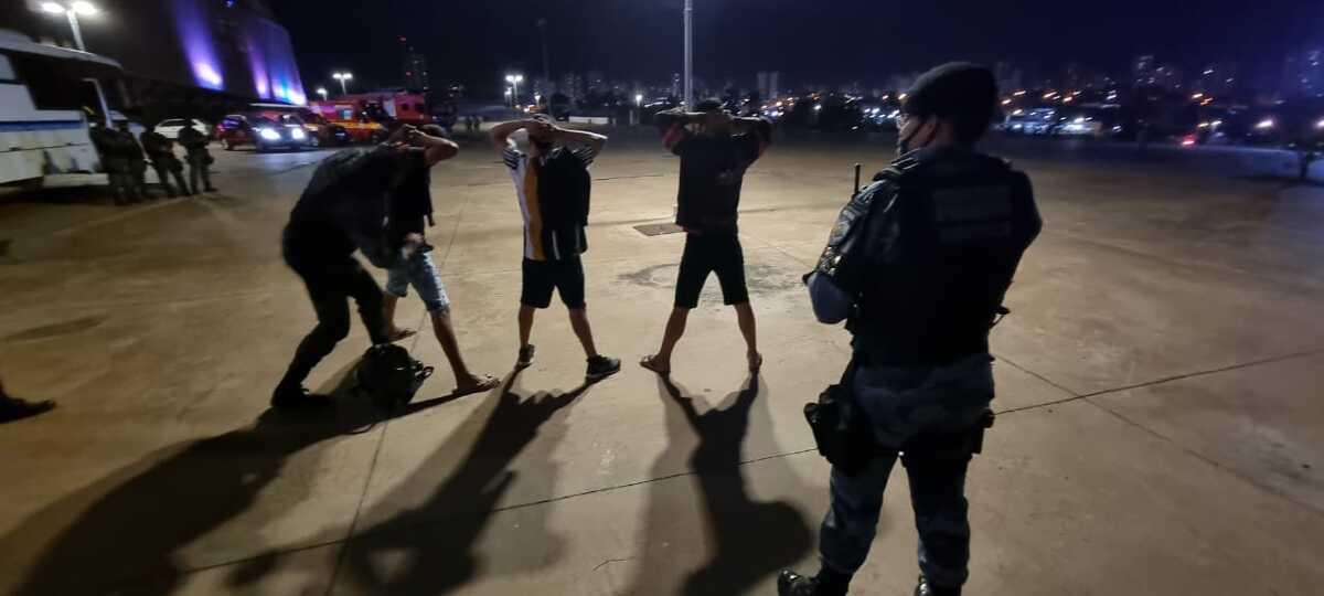 VGN; prisão; invasão; Arena Pantanal; partida; Cuiabá; Flamengo; PM; PJC