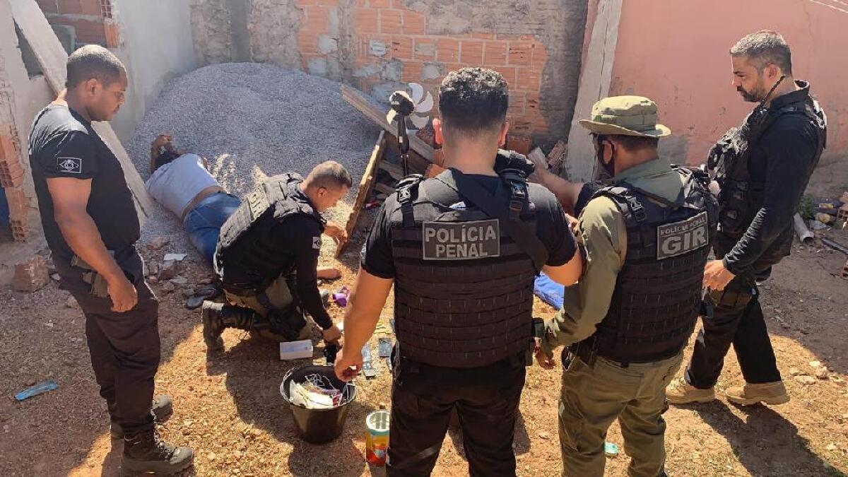 VGN; prisão; troca de tiros; Polícia; drone; penitenciária; Cuiabá