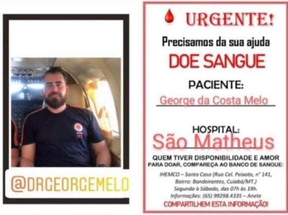 doação de sangue,George