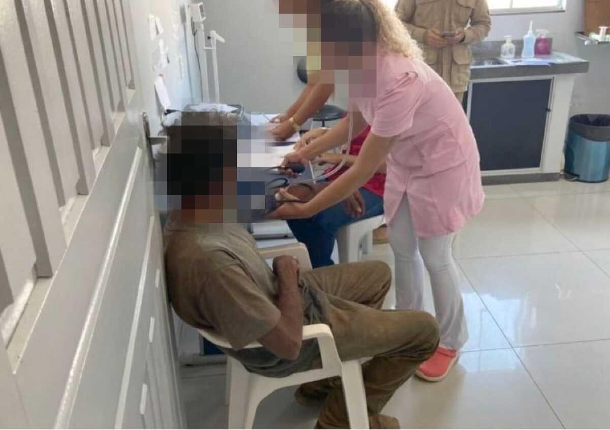 VGN; idoso encontrado; região de mata; Nova Monte Verde; debilitado