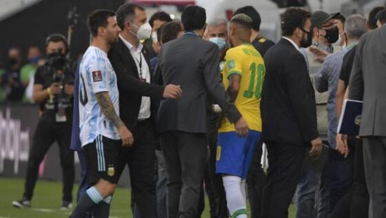 Partida foi interrompida pela Anvisa por jogadores argentinos não cumprirem regras sanitárias