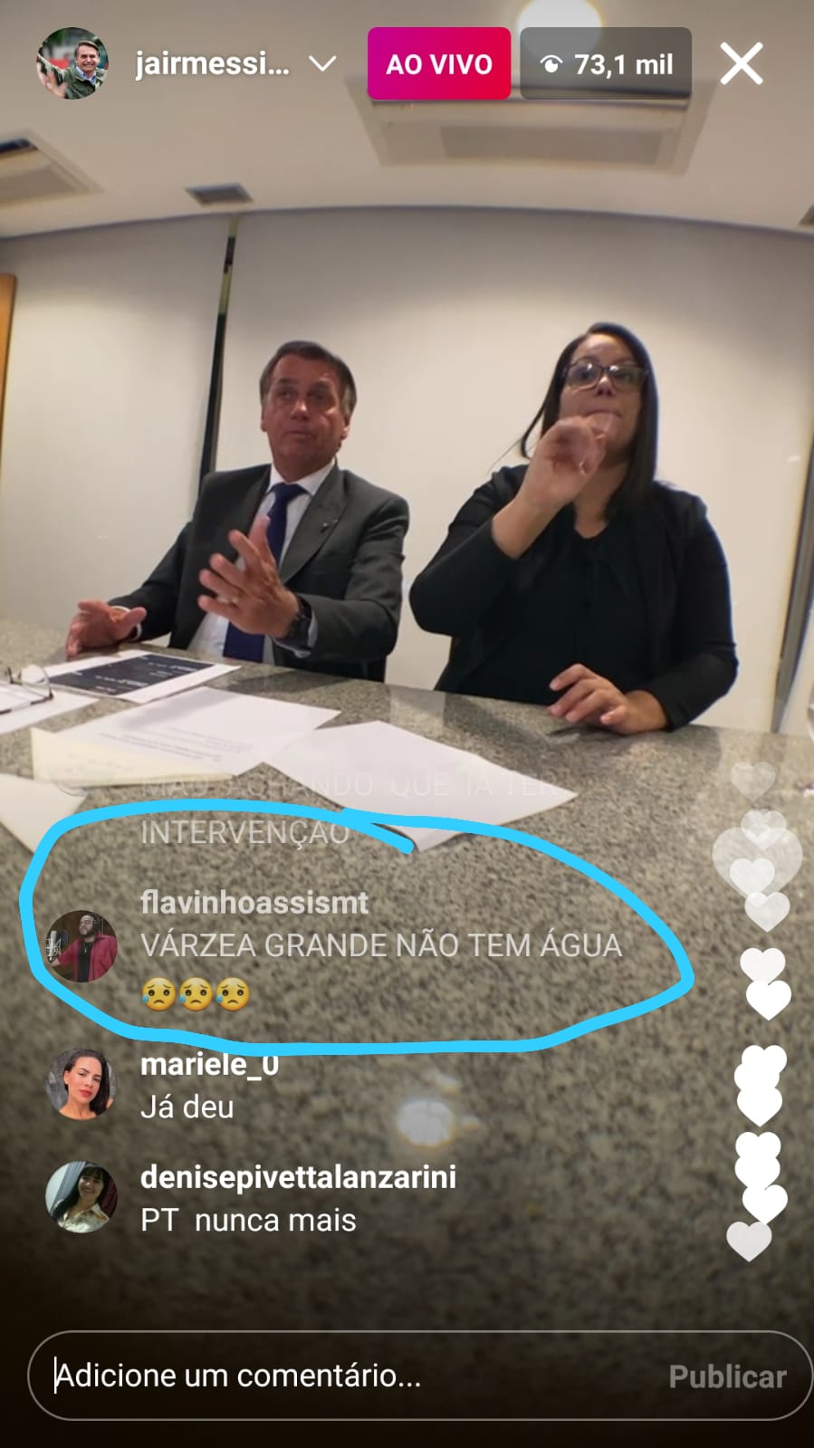sem agua vg