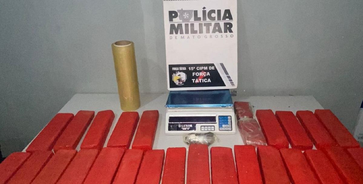 VGN; tráfico de drogas; maconha; prisão; apreensão; facção criminosa; Várzea Grande; Força Tática