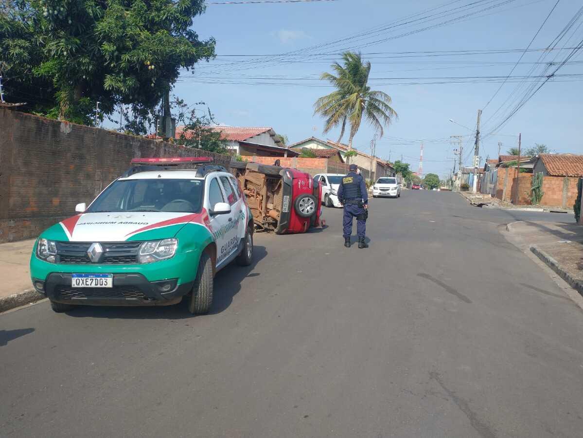 VGN; acidente; colisão; capotamento; Várzea Grande; Guarda Municipal