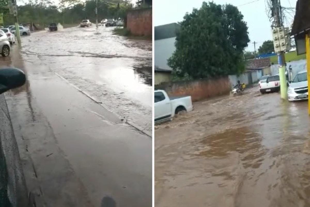 VGN; chuva; tempestade; árvores; queda; fiação; elétrica; Várzea Grande; alagamento