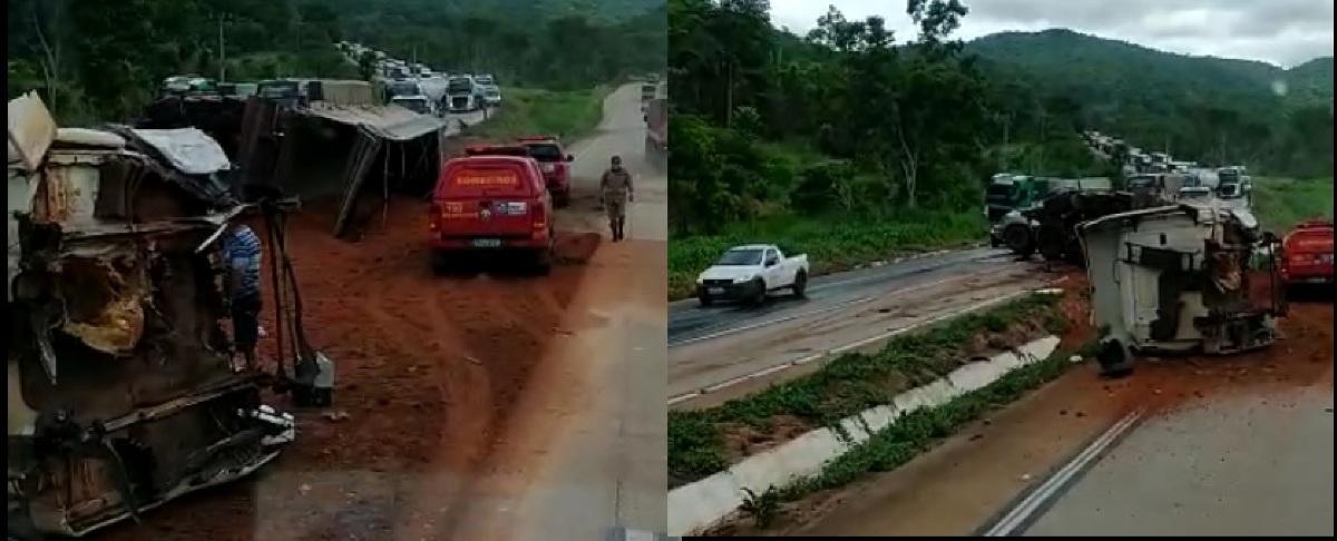 acidente carreta