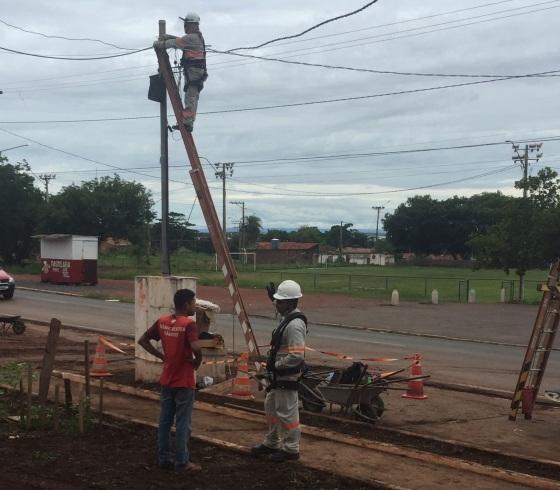 Corte de energia em Ginásio 