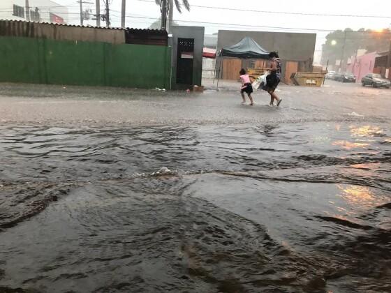 VGN; Terminal André Maggi; inundado; chuvas; Várzea Grande