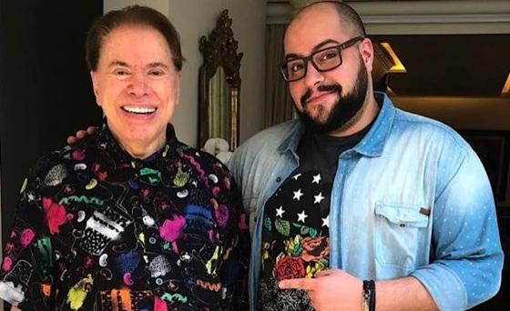 Silvio Santos e Tiago Abravanel 