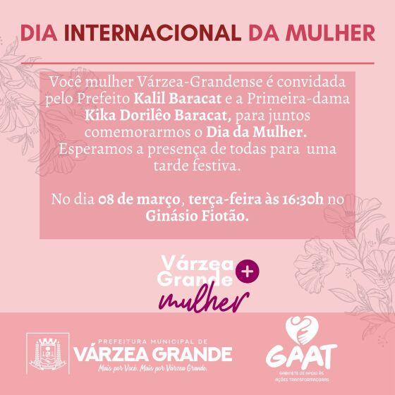 Dia da Mulher; Prefeitura 