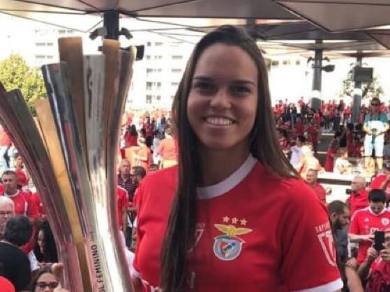 Ana Vitória tem 22 anos é um dos principais destaques do Benfica de Portugal