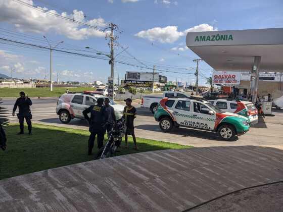 VGN; motocicleta clonada; prisão; Várzea Grande; Guarda Municipal 