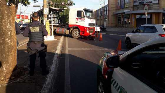 VGN; acidente; motocicleta; carreta; Júlio Campos; Várzea Grande