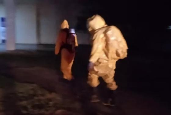 VGN; bloco; evacuado; produto químico; universidade; Sinop