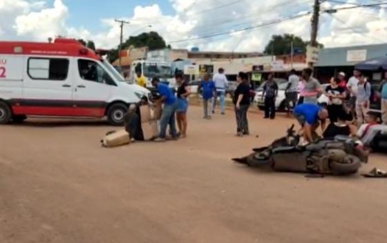 VGN; acidente; avenida dos Trabalhadores; Cuiabá; feridos