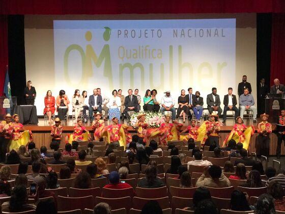 VGN; ministra; Qualifica Mulher; evento; Cuiabá 