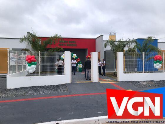 Inauguração do Centro Municipal de Educação Infantil (CMEI) Brígida Maria Costa Marques, em Várzea Grande