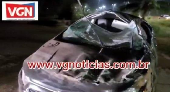 Capotamento; Onix; Estrada da Guarita; Várzea Grande; VGN