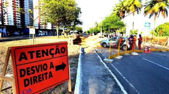 obras, desvio 