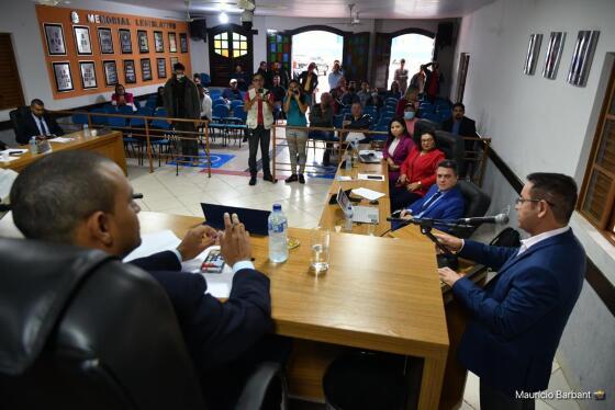 Sessão Plenária da Câmara Municipal de Chapada dos Guimarães