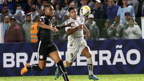 Santos e Braga ficaram no empate em 2 a 2